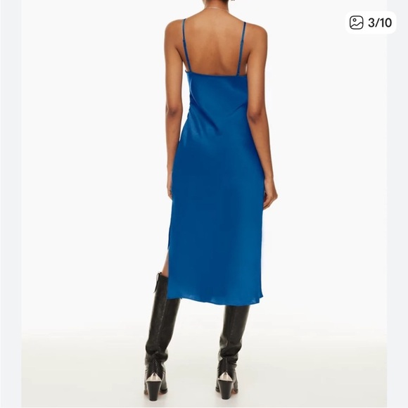 Aritzia Wilfred Scenery Dress in Ultramarine Blue in size USWXL - Picture 3 of 6